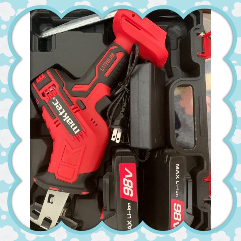 เลื่อยชักไร้สาย MAKTEC  เลื่อยคอตรง เลื่อยชัก ไร้สาย 98V MAX BL Motor รับประกัน 2 ปี!!"