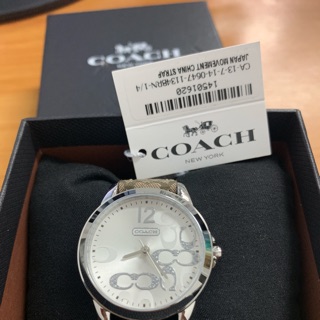 นาฬิกา Coach แท้💯% ลาย C สีขาว ❌❌หมดแล้ว❌❌