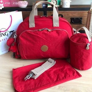 Kipling shoulder bag K13556 CAMAMA CARDINAL  ของแท้ ราคาถูก