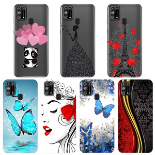 เคสสำหรับเคสโทรศัพท์ซิลิโคนนุ่มป้องกันรอยสําหรับ Samsung M 31 Galaxy M 31 Galaxym 31เคส