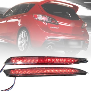 ไฟทับทิมกันชน MAZDA 3 ไฟทับทิมท้าย ไฟทับทิมกันชน MAZDA3 ปี 2011 สี Smoke