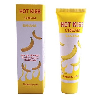 HOT KISS เจลหล่อลื่น กลิ่นกล้วยหอม 30ml.