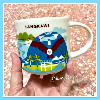 Starbucks ☘️LANGKAWI Mug YOU ARE ☘️HEREYAH Collector☘️ Mugs 14oz new w/SKU.