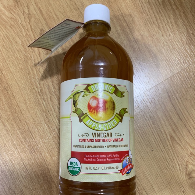 น้ำแอปเปิ้ลไซเดอร์ออร์แกนิค Organic Apple Cider Vinegar With The Mother