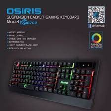 RAZEAK OSIRIS KG8702 USB Keyboard คีย์บอร์ดมีไฟ(สินค้าพร้อมส่ง)