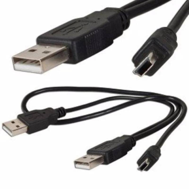 Di shop Cable Y-USB TO 5 pin สาย USB 2.0 ต่อ External Box แก้ปัญหาไฟ usb ไม่พอต่อ external harddisk 