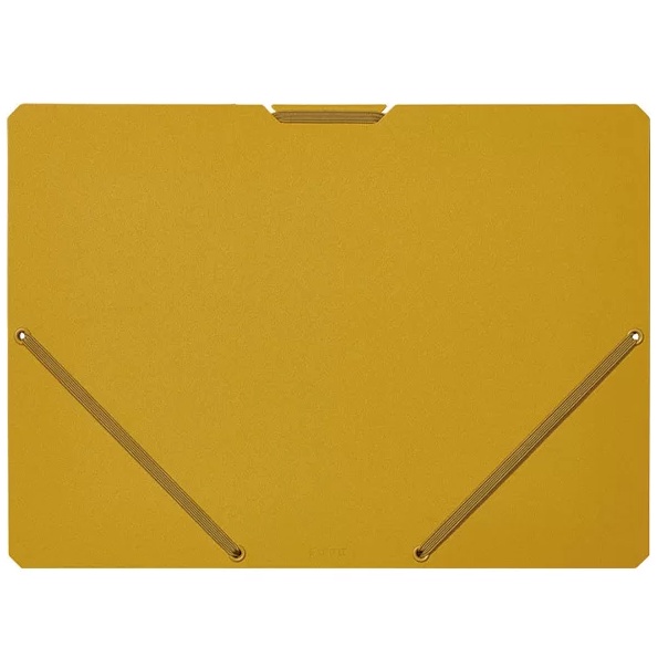 KING JIM SAND IT Document holder A4 horizontal YE (KJ2582-YE) /แฟ้มจัดระเบียบเอกสาร ขนาด A4 แนวนอน สีเหลือง รุ่น SAND IT ราคา ถูกที่สุด ดีลบีเคเค