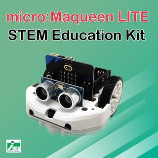 INEX micro:MaqueenLite STEM Education Kit/maqueen/ไมโครบิต/microbit/หุ่นยนต์/makecode/python/diy/coding/โค้ดดิ้ง