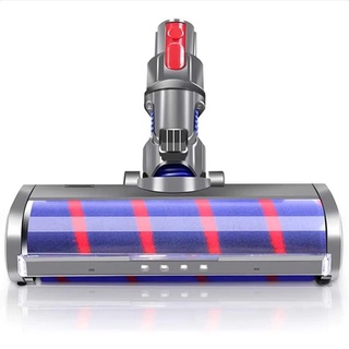 อุปกรณ์เสริมหัวแปรงลูกกลิ้ง LED แบบเปลี่ยน สําหรับเครื่องดูดฝุ่นไร้สาย dyson v7 v8 v10 v11 v15