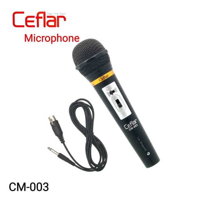 Ceflar ไมโครโฟน Microphone  รุ่น CM-003 สีดำ