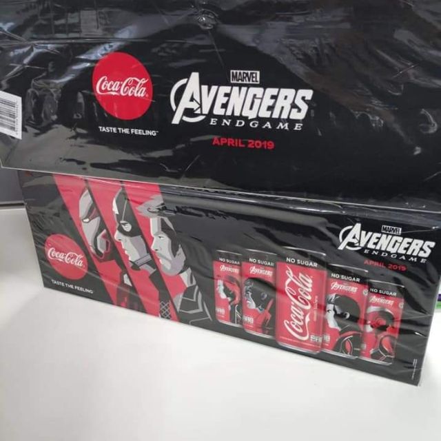 Coke Avengers Collection Online Exclusive Pack + ตั๋วหนัง SF 2 ใบ