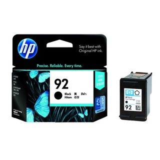 HP 92 Black Original Ink Cartridge ตลับหมึกอิงค์เจ็ท HP 92 (C9362WA) ดำ