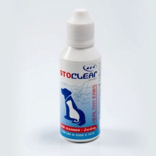 Otoclear น้ำยาเช็ดหู ขจัดไรในช่องหู ดับกลิ่นหู สำหรับสุนัข แมว กระต่ายขนาด 60 มล.