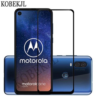 ฟิล์มกระจกนิรภัย แบบเต็มจอ สำหรับ Motorola One Vision 2 ชิ้น