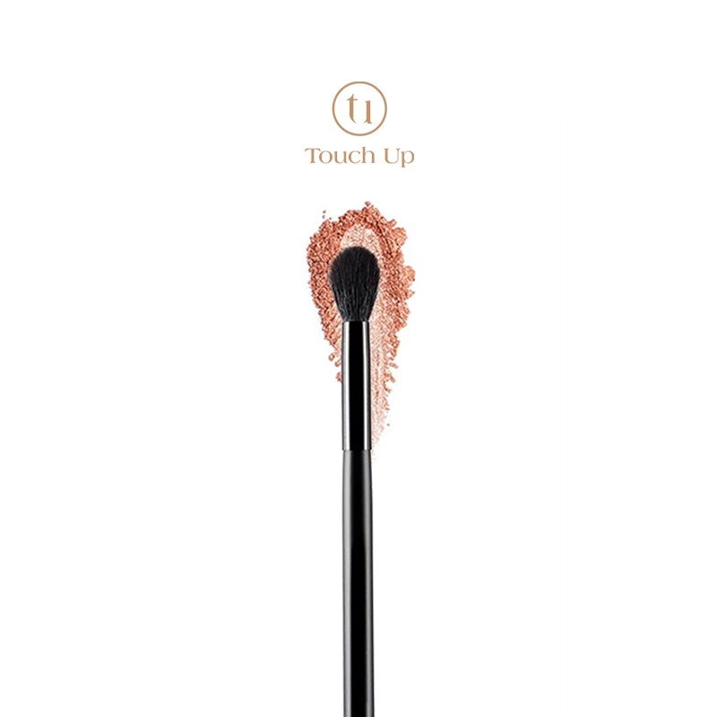 (( ขนแพะเกรดPremium )) แปรงทาตา Touch Up เบอร์ 220 (Tapered Blending Brush) เบรนด์สีได้ฟุ้ง เนียน สบายผิว
