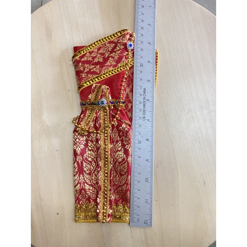 ชุดกุมารี(คละลายผ้า)ชุดไทยสุโขทัย ใช้สำหรับวางถวายเท่านั้น ไม่สามารถสวมใส่ได้จริง - รูปที่ 3