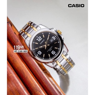 นาฬิกา Casio รุ่น MTP-1314SG-1A นาฬิกาข้อมือผู้ชาย สายสแตนเลสสองกษัตริย์ -ของแท้ 100% รับประกันสินค้า 1 ปีเต็ม