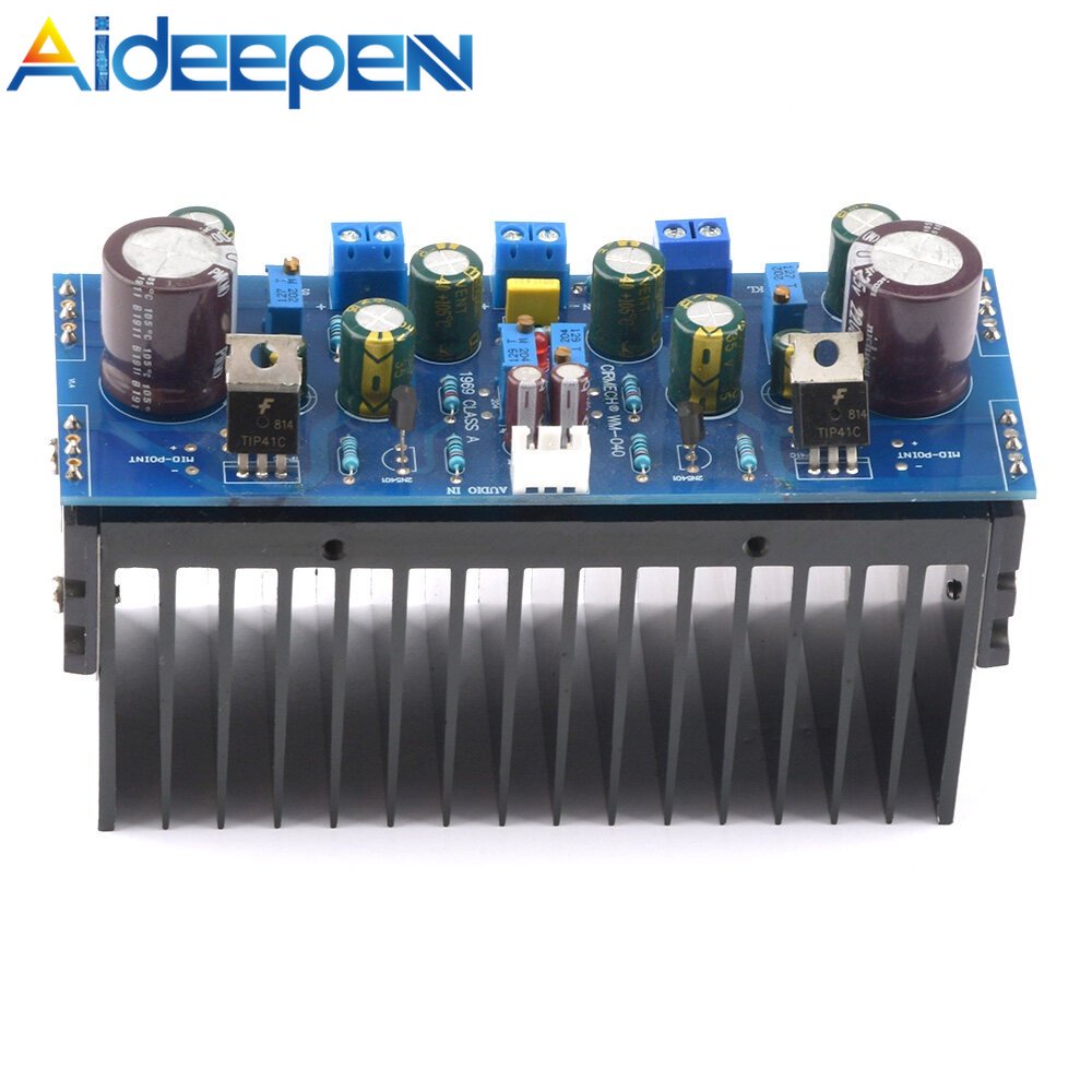 Aideepen ชุดบอร์ดขยายเสียงสเตอริโอ ช่องคู่ A 1969 DIY
