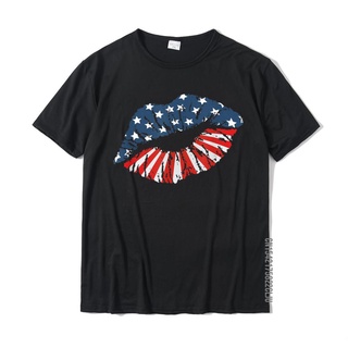 เสื้อยืดผู้ เสื้อยืดผ้าฝ้าย พิมพ์ลายธงชาติอเมริกัน USA Patriotic 4th สําหรับผู้ชาย S-5XL