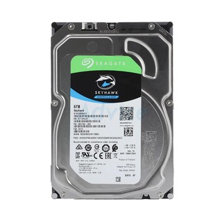 ฮาร์ดดิส HARDDISK SEAGATE SKYHAWK 6TB HDD CCTV (5400RPM, 256MB, SATA-3, ST6000VX001) computer parts