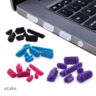 Utake ฝาครอบพอร์ต USB ป้องกันฝุ่น สําหรับเดสก์ท็อป พีซี แล็ปท็อป ป้องกันฝุ่น 16 ชิ้น