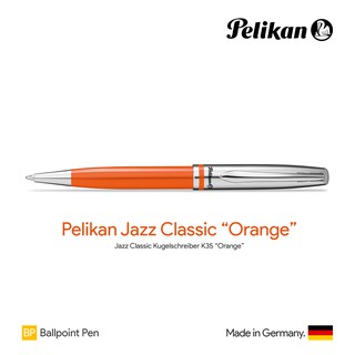 Pelikan Jazz Classic "Orange" Ballpoint Pen - ปากกาลูกลื่นพิลิแกนแจ๊ซ คลาสสิค สีส้ม