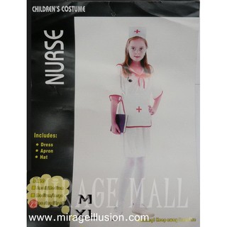 ชุดแฟนซีเด็ก ชุดนางพยาบาลสาว Nurse (M,XL)