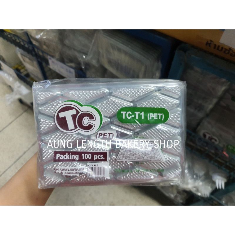 ถาดพลาสติก Tc-t1 บรรจุ 100ใบ
