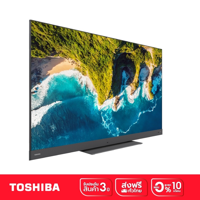 5MXN Toshiba TV 55Z770KP ทีวี 55 นิ้ว 120Hz 4K Ultra HD Android TV HDR10+ Google Assistant Quantum Dot Far Field Voice D