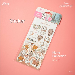 [Marie Limited Collection] สติ๊กเกอร์สุดน่ารัก[ Sticker Marie]สำหรับตกแต่ง สติ๊กเกอร์จดโน๊ต กันน้ำ ลิขสิทธิ์แท้Disney