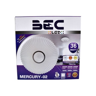 BEC โคมไฟเพดาน MERCURY-01 3STEP 36W พร้อมรีโมทครบคุม