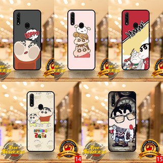 เคสสกรีนลายชินจัง Oppo F1 A35 / F11 / F11 pro / F1s A59 / F5 / F7 / F9 ,A5s , A12 , A7  / Find x