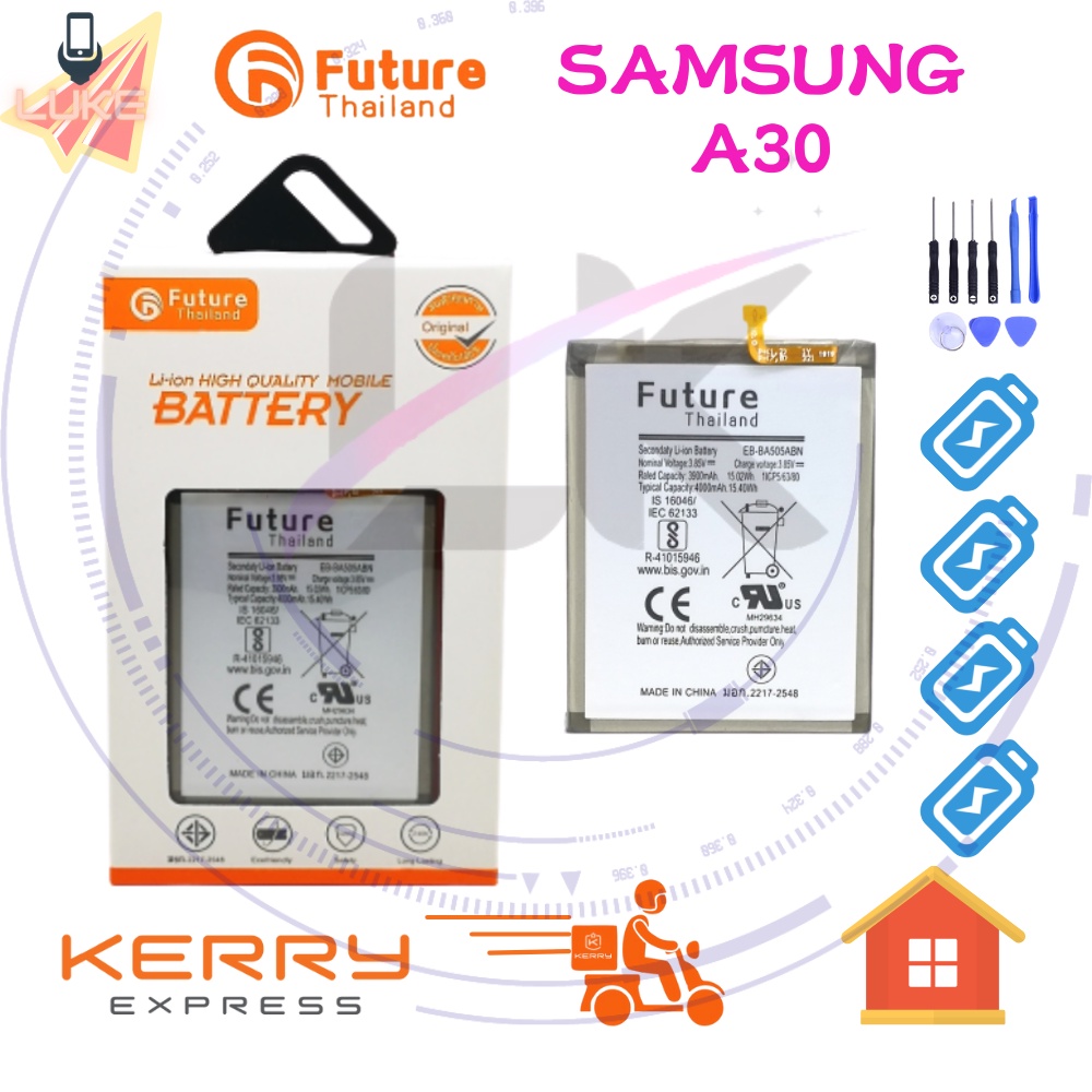 แบตเตอรี่ Future แบตเตอรี่มือถือ SAMSUNG A30 Battery แบต SAMSUNG A30 มีประกัน 6 เดือน