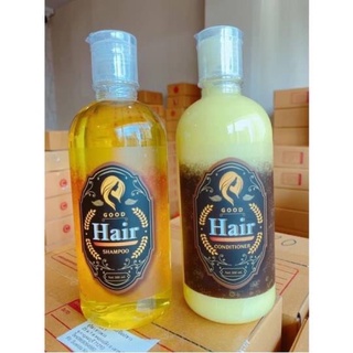 Beer Shampoo+Conditioner (1 ชุด=2 ขวด)แชมพูเบียร์ แถมฟรี ครีมนวด 250มล.