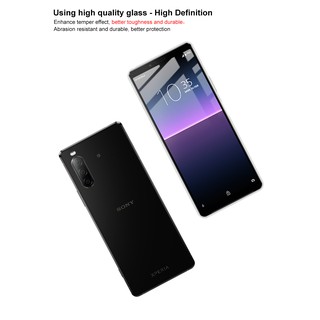 imak Sony Xperia 10 II ฟิล์มกระจกนิรภัย 9D คุ้มครองเต็มรูปแบบป้องกันหน้าจอ Tempered Glass Film