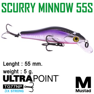 เหยื่อ MUSTAD SCURRY MINNOW 55S