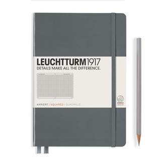 Leuchtturm1917 Hardcover Notebooks "Anthracite" สมุดโน๊ต Leuchtturm1917 ปกแข็ง สีเทา