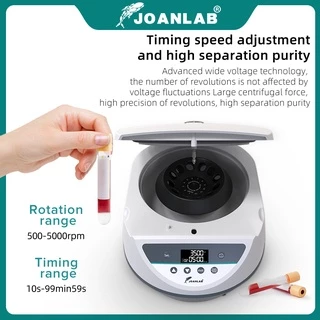 JOANLAB เลือด Prp เครื่องCentrifugeพลาสม่าทางการแพทย์ Centrifuge Lab 4000/5000rpm 5/10/15ml Centrifuge Tube