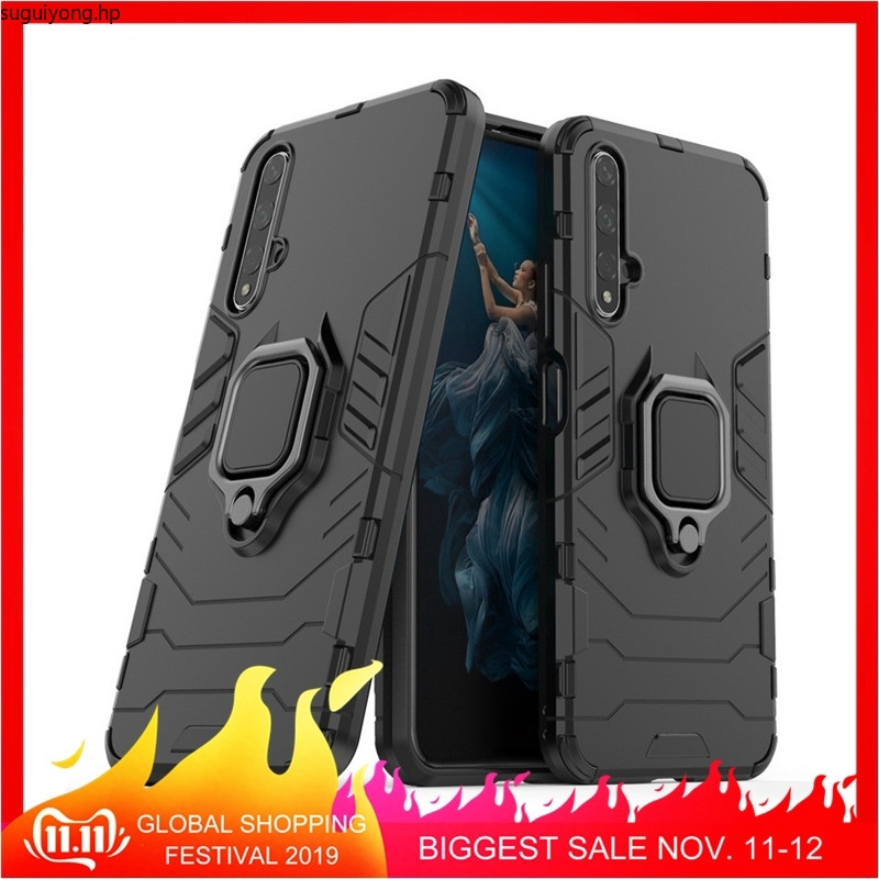 Huawei Nova 5T 3 3i 7i Y9 Prime 2019 P30 P20 Lite Pro Honor 8X Max Luxury Car Holder แหวนกันกระแทก