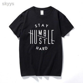 ✚♚style Stay Humble Hustle Hard Printed Men t-shirts O NECKd leisure euro WABR