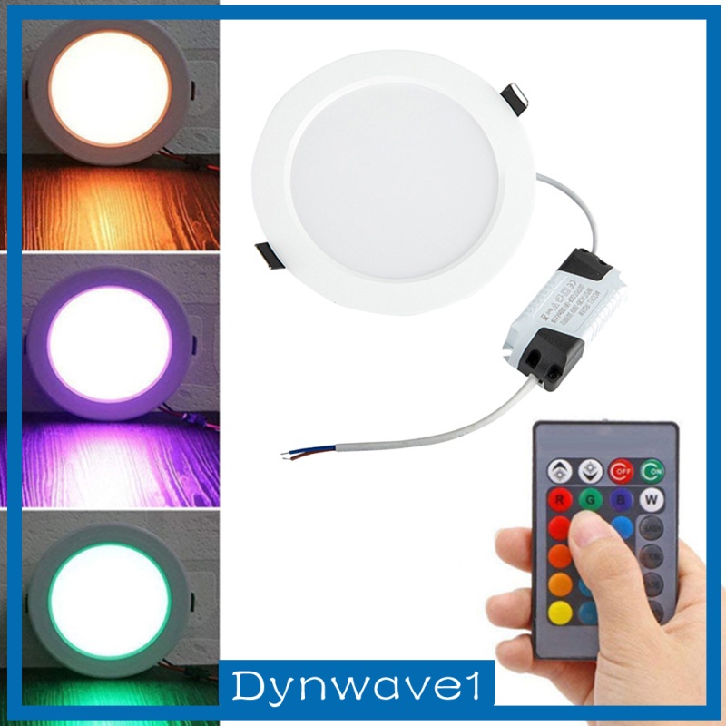 [DYNWAVE1] โคมไฟเพดาน RGB LED ทรงกลม เปลี่ยนสีได้ พร้อมตัวควบคุม