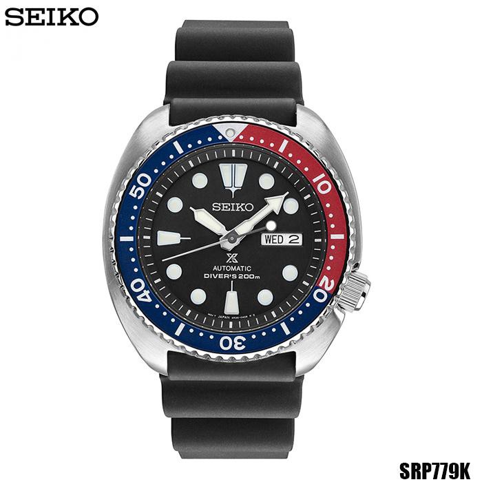 Seiko Diver Sport Automatic นาฬิกาข้อมือผู้ชาย สายยาง รุ่น SRP779K1