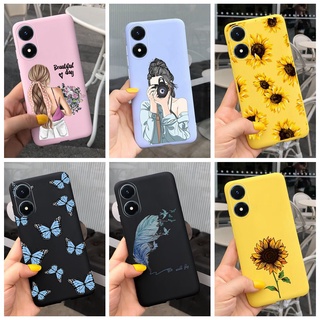 เคสซิลิโคนนิ่ม ลายดอกทานตะวัน สีแคนดี้ สําหรับ Vivo Y02S 2022 Vivo Y02S Y 02S 4G