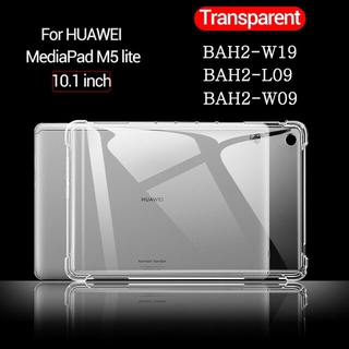 เคสซิลิโคนกันกระแทก Huawei MediaPad M5 Lite 10.1 BAH2-W19 BAH2-L09/W09 transparent rubber back cover flexible bumper