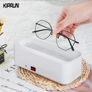 Kiprun เครื่องทําความสะอาดอัลตราโซนิก ความถี่สูง 45000Hz ชาร์จ USB สําหรับเครื่องประดับ แว่นตา นาฬิกา แหวนขนาดเล็ก