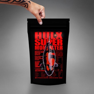 Hulx SuperMonster Black&amp;Red อาหารปลาคาร์ฟ