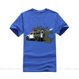 เสื้อยืดผ้าฝ้ายพิมพ์ลายแฟชั่น ขายดี เสื้อยืดแขนสั้น พิมพ์ลาย Landrover Defender 110 Off Road Legend JBogjl33HGinmi89 สไต