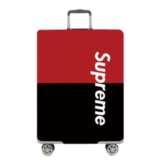 สำหรับ 18-32 นิ้ว ผ้าคลุมกระเป๋าเดินทาง ลายซูพรีม supreme  ลายนี้มีเจาะข้างสองด้าน และล็อคด้านล่าง