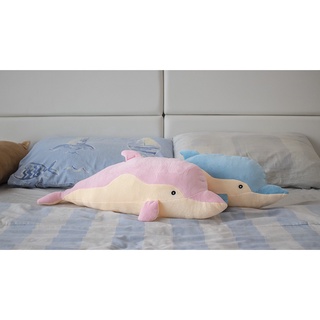 ✠❐70cm Dolphin Plush Doll Cute Toys [Ready Stock] / Dolphin Plush Doll Doll Doll Sleeping Pillow Girl Cute Long Pillow L