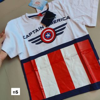 เสื้อยืดกัปตัน​ captain america เสื้อมาร์เวล